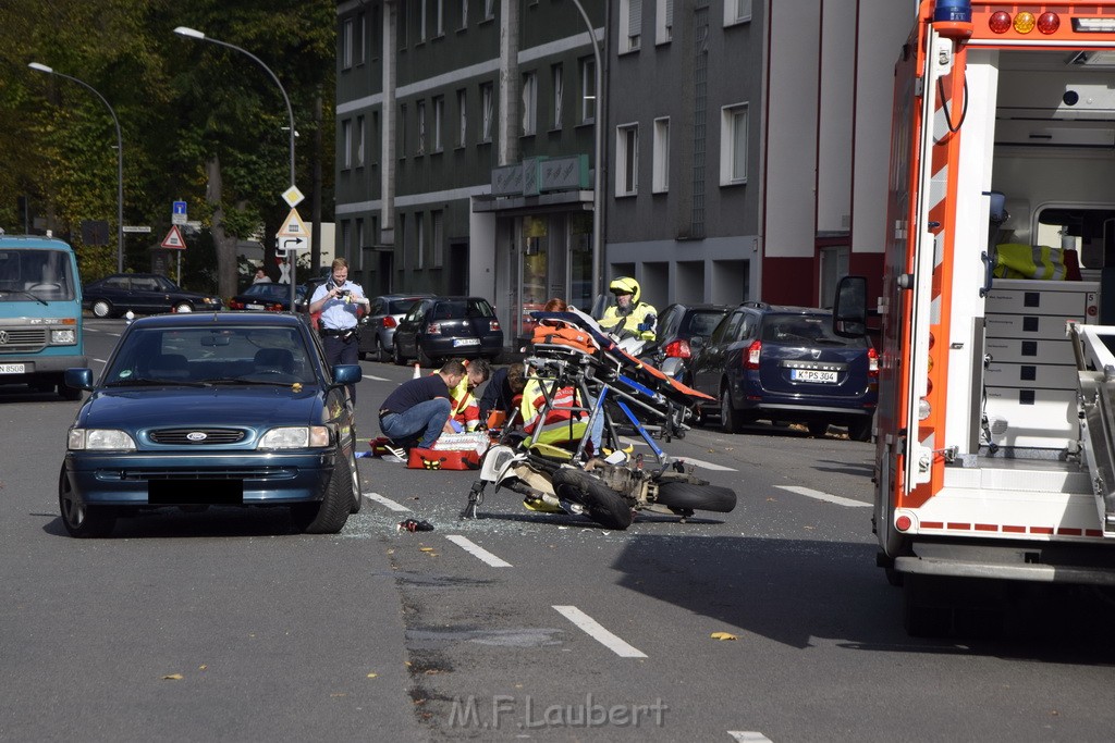 VU Krad PKW Koeln Duennwald Berlinerstr P002.JPG - Miklos Laubert